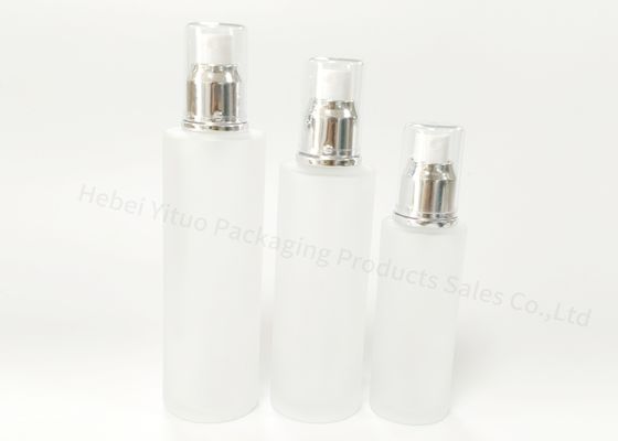 Frosted Glass Cosmetic Spray Bottle Bulk 120ml For Skin Care Products