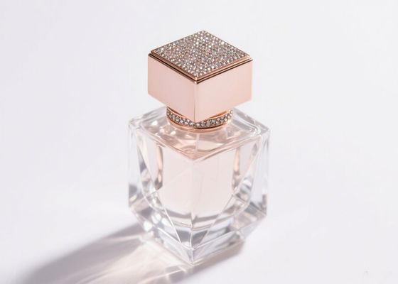 YiTuo Square Perfume Bottle 30ml Wholesale Pink Spray Sealing Type